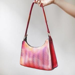 Y2K STYLE BAGUETTE SHOULDER PURSE